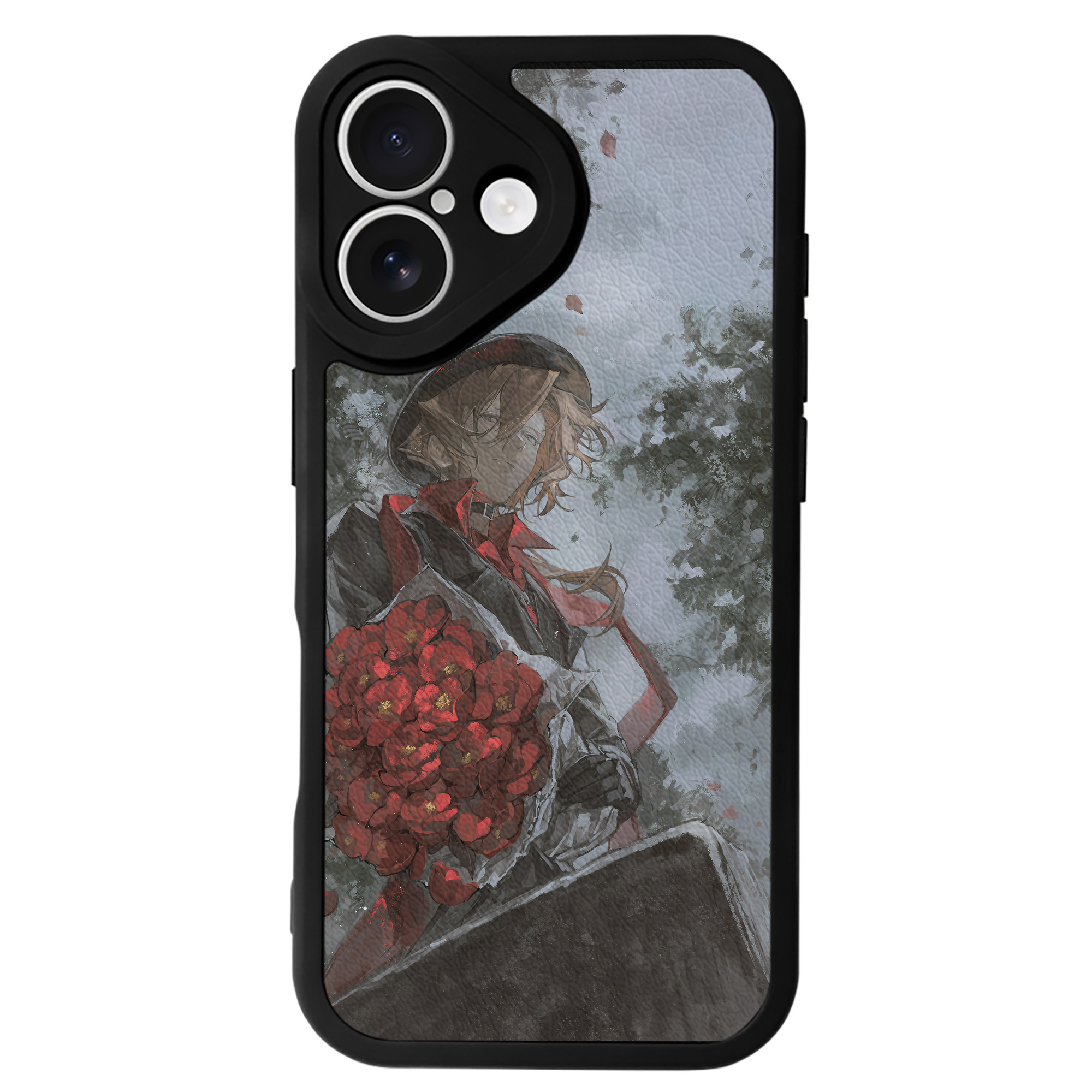 （画像用） 文豪ストレイドッグス Bungo Stray Dogs 【iPhone 16シリーズ対応】シリコンスマホケース（レザー調） 材質：シリコン